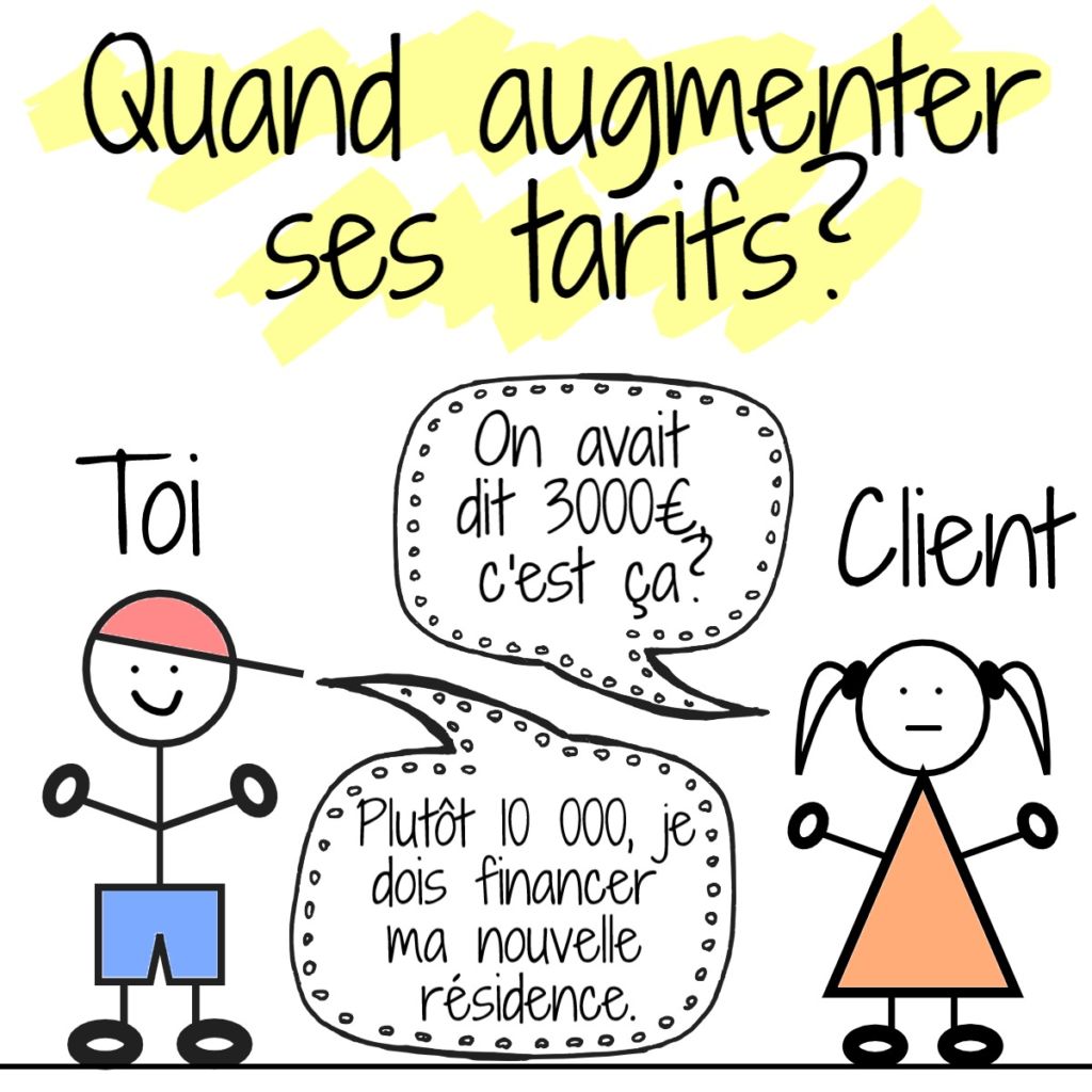 augmenter ses tarifs en freelance