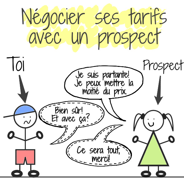 négocier tarifs prospects freelance