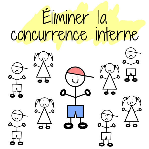 éliminer concurrence interne freelance