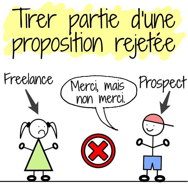 tirer parti d'une proposition rejetée en freelance