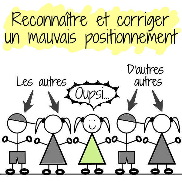 reconnaître et corriger un mauvais positionnement