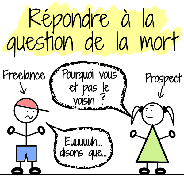 répondre à la question du prospect pourquoi vous