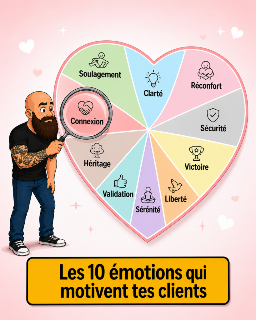 Les 10 piliers émotionnels des clients des freelances
