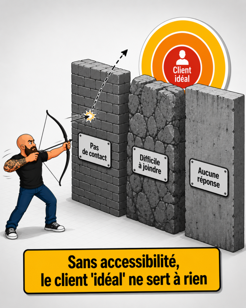 critère accessibilité client idéal freelance